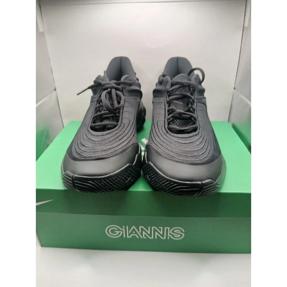 Nike Giannis Immortality 4 Triple Black Basketball Shoes FQ3680-003 Mens 9.5